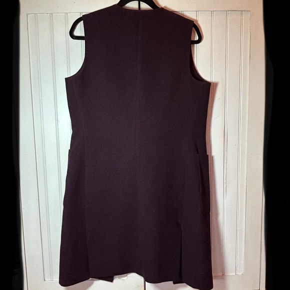 Contemporaine Simons Wool Blend Sleeveless Midi Vest Sz S EUC - Picture 4 of 16